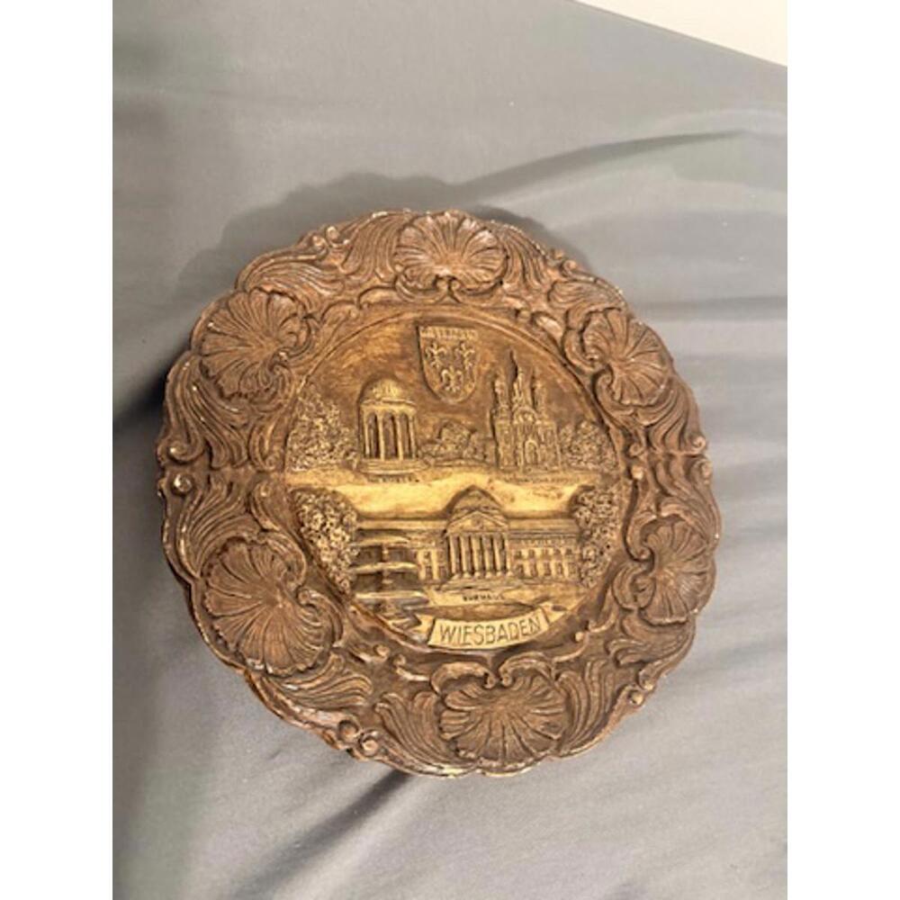 Vintage Wiesbaden Decorative Wall Plaque